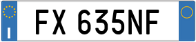 Truck License Plate